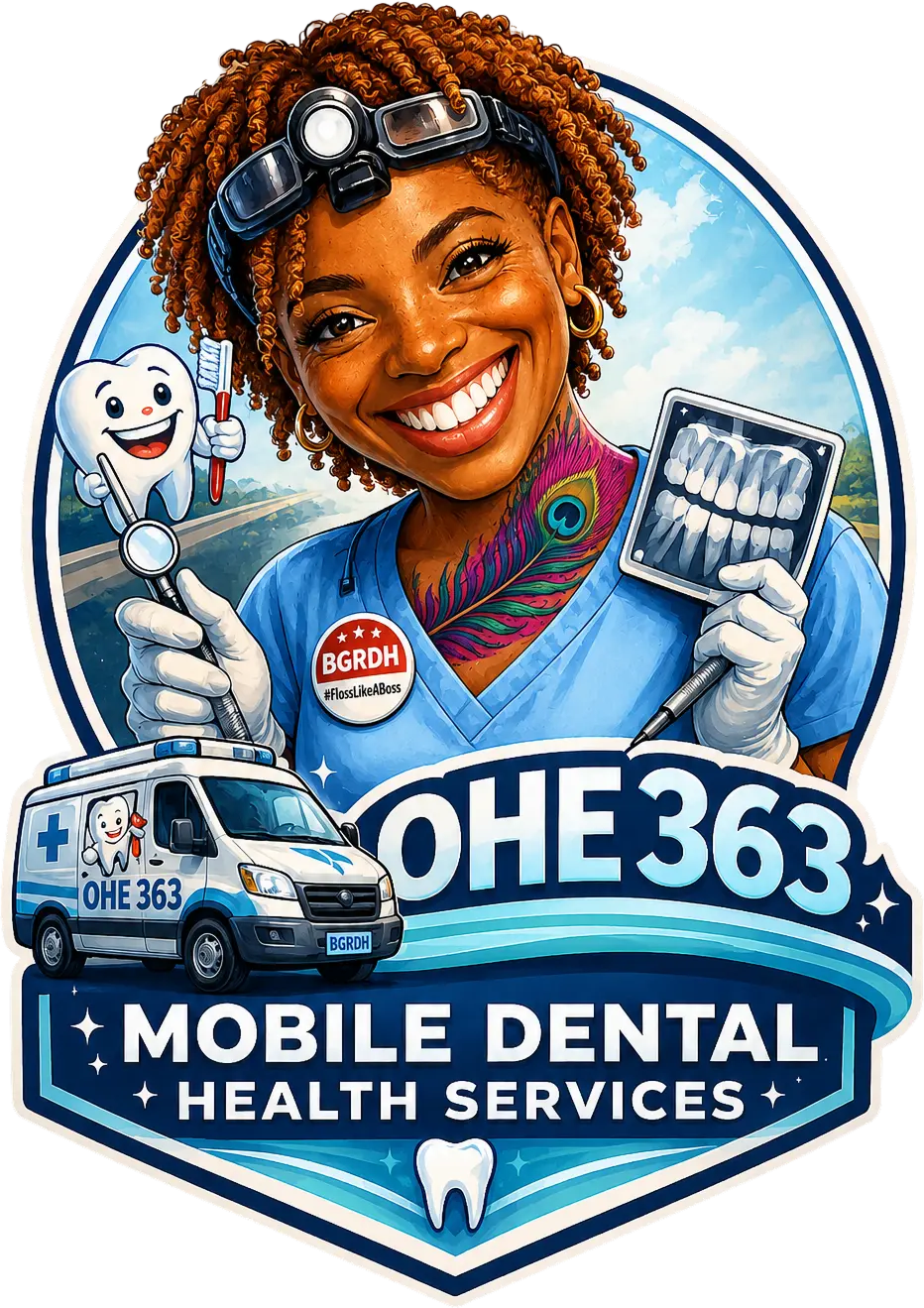 OHE363 Mascot Logo